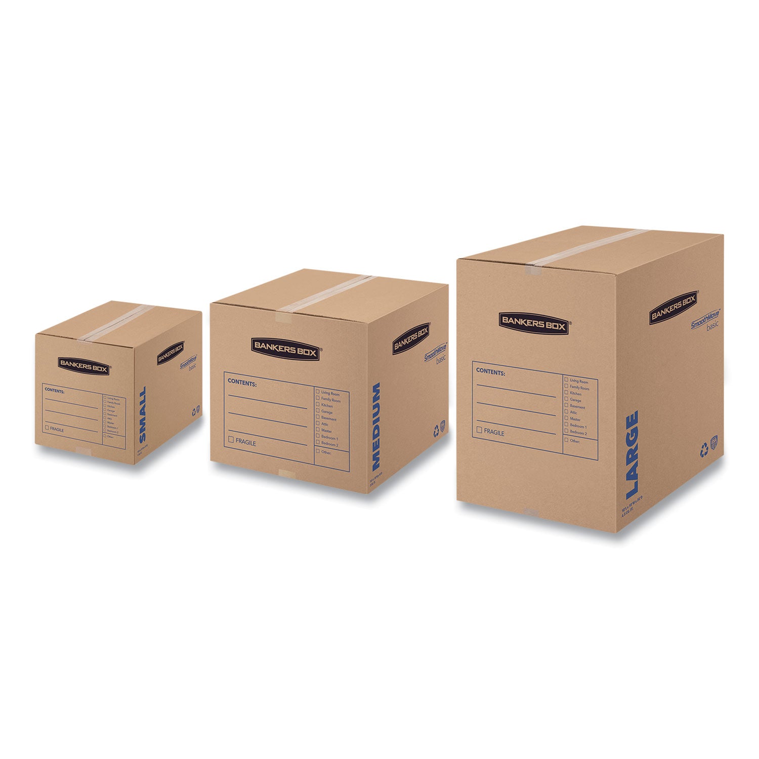 Internal Dimensions: 18" Width x 18" Depth x 16" Height - External Dimensions: 18.3" Width x 18.3" Depth x 16.4" Height - Medium Duty - Corrugated - Kraft, Black - Recycled - 1 Carton