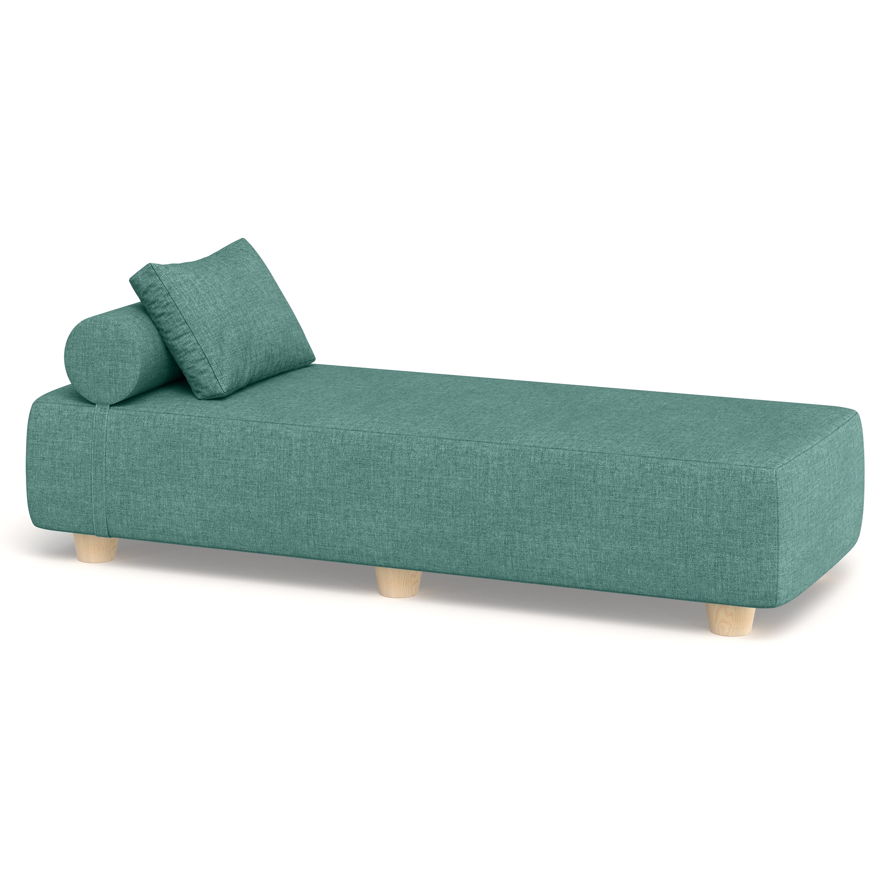 Jaxx Alvy Outdoor Sun Lounger – Luxurious Sunbed with Hevea Wood Feet, Sunbrella Breeze