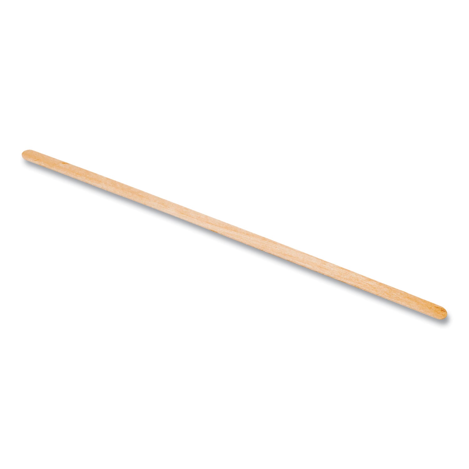 Wood Coffee Stirrers, 7.5", Wrapped, 5,000/carton