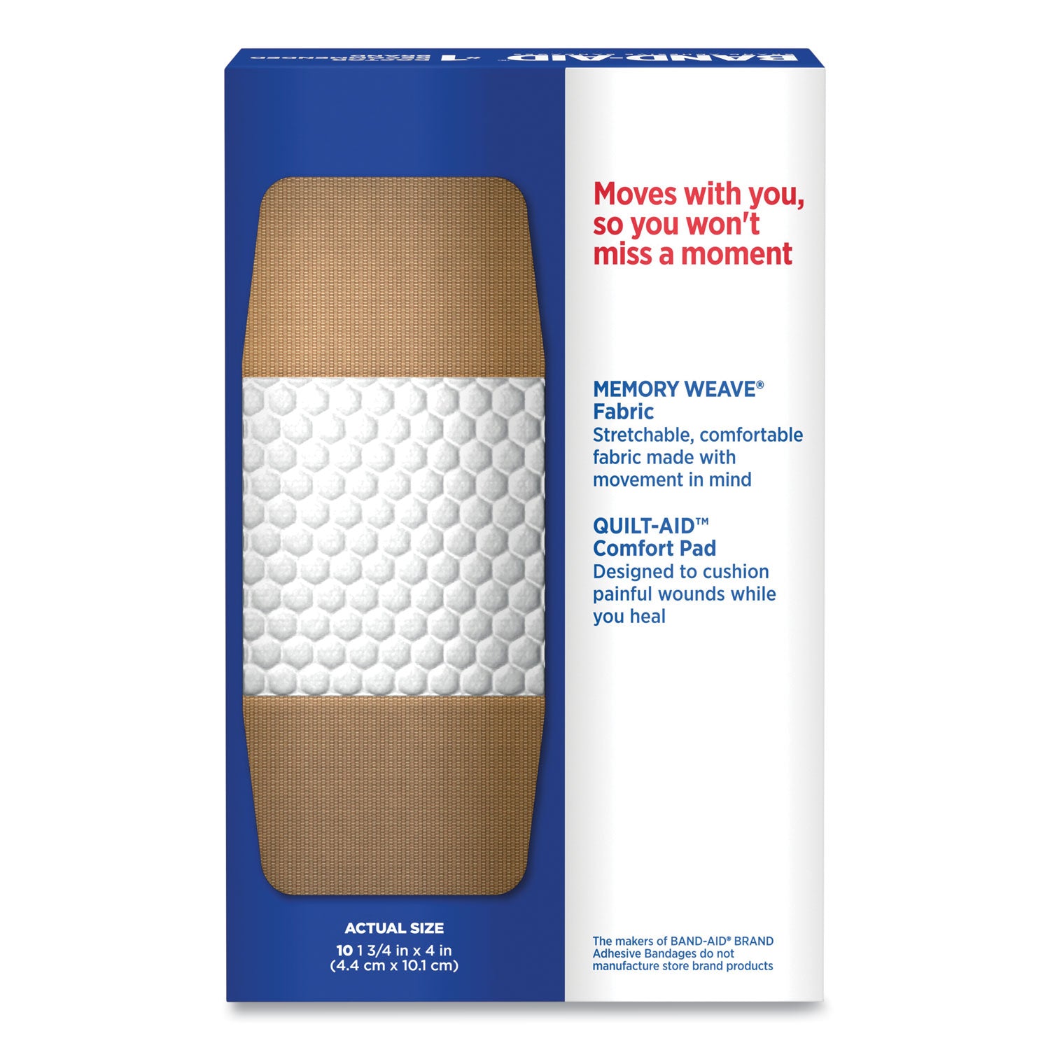 - 1.25" Width x 4" Length - Tan - 10 / Box