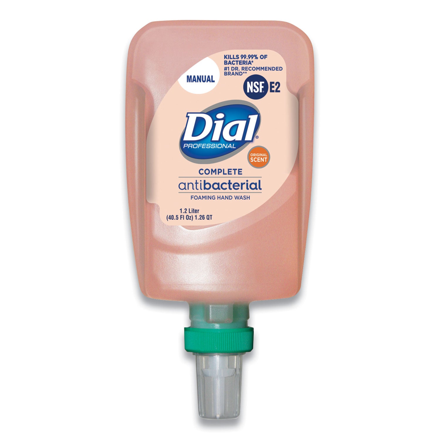 Original Scent - 1.27 quart - Pump Bottle Dispenser - Kill Germs - Hand - Moisturizing - Antibacterial - Peach - Non-drying - 3 / Carton