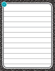 Cool for School Composition Lined Chart