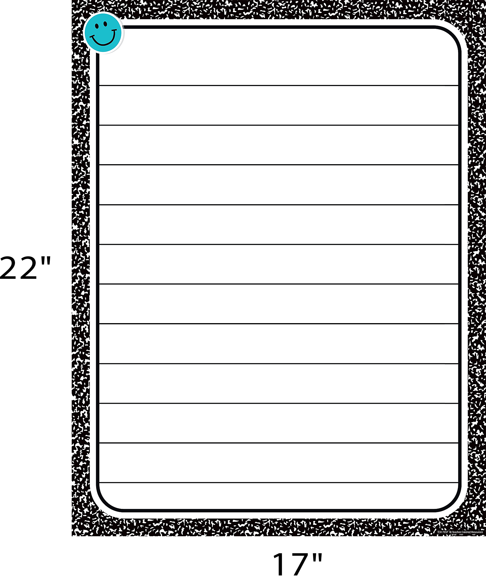 Cool for School Composition Lined Chart