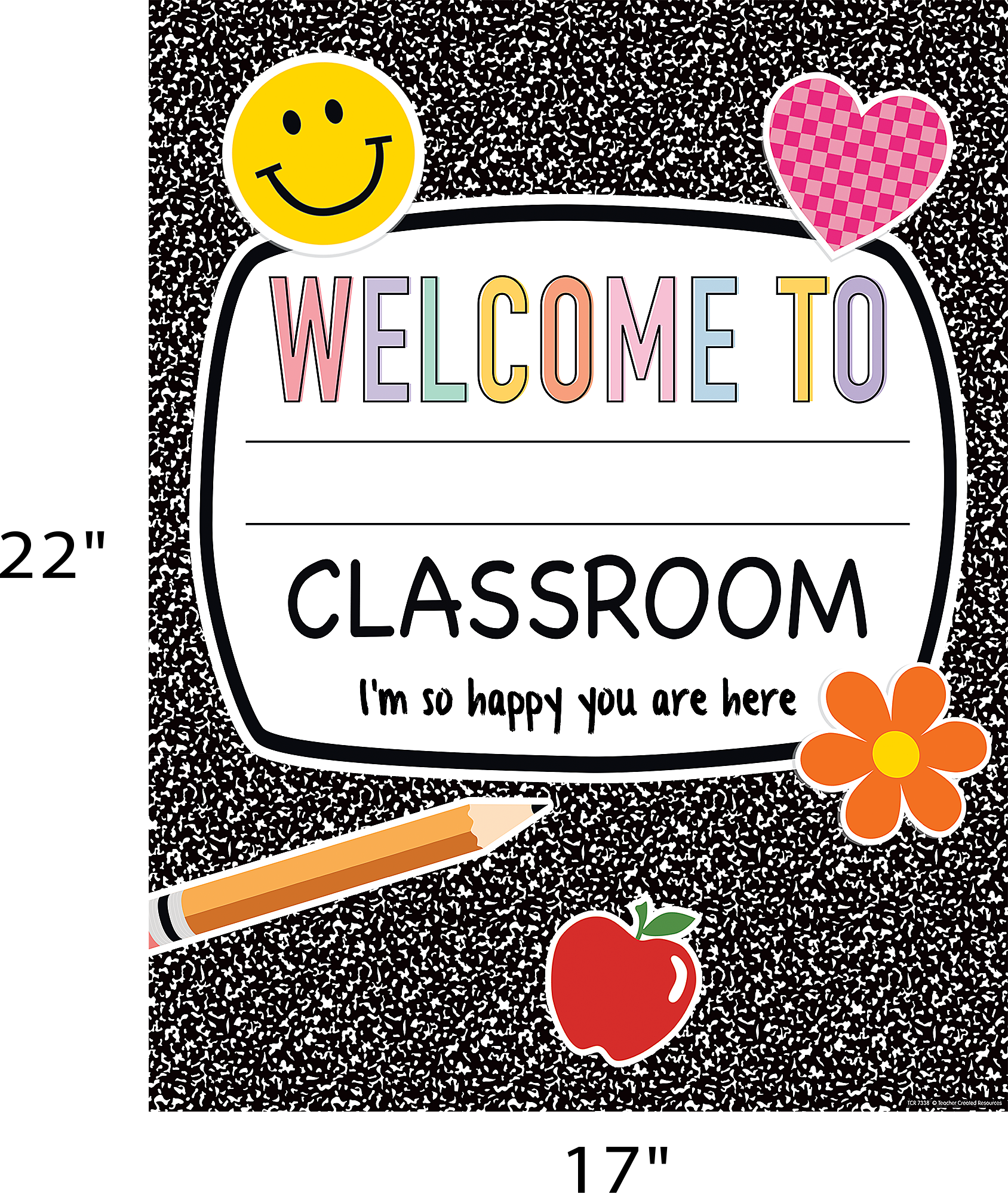 Cool for School Composition Welcome Chart