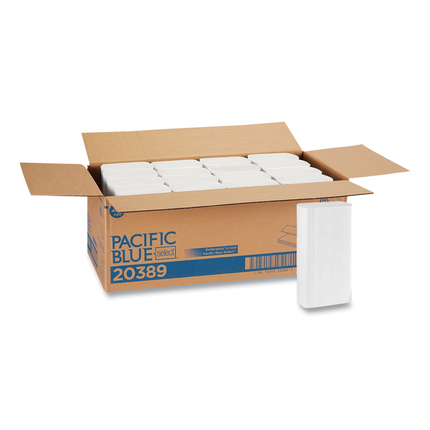 Pacific Blue Select Multifold Premium Paper Towels - 1 Ply - 9.20" Width x 9.40" Length - White - Paper - 250/Pack - 16 / Carton