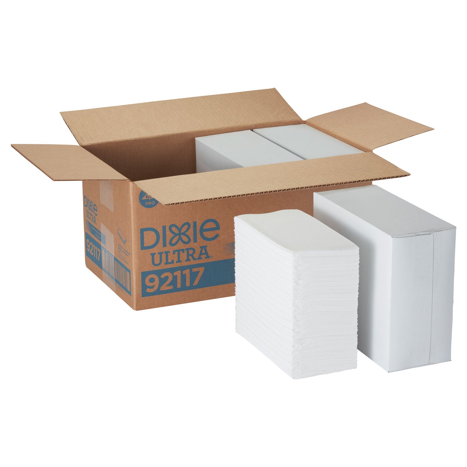 1 Ply - 17" Width x 17" Length - White - Paper - 100/Box - 4 / Carton