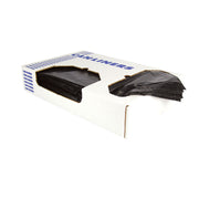 46" Length x 40" Width x 1.50 mil (38 Micron) Thickness - Low Density - Black - Linear Low-Density Polyethylene (LLDPE) - Office, School, Restaurant, Hotel - 100 / Carton