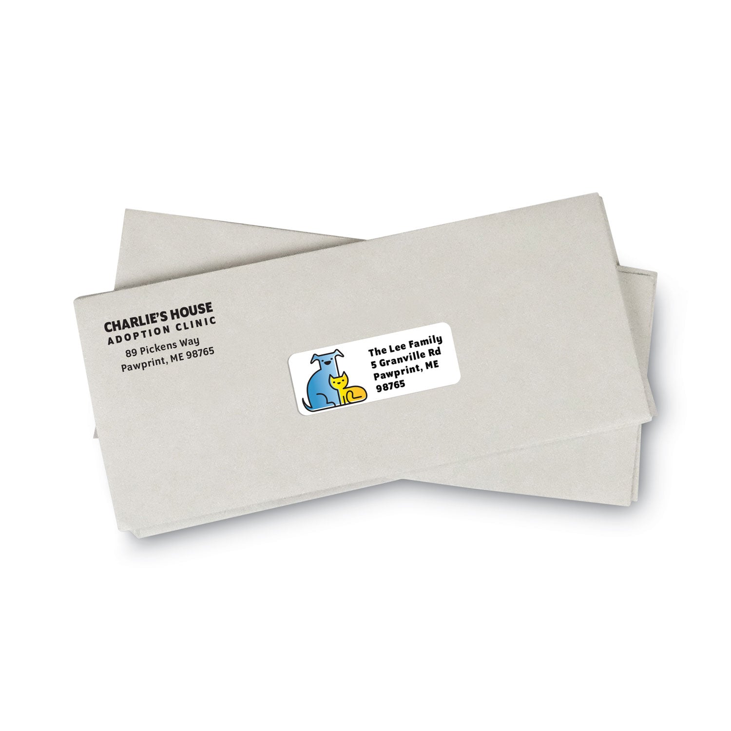 Maco Multipurpose Self-Adhesive Mailing Labels - 1" Width x 2 5/8" Length - Permanent Adhesive - Rectangle - Laser, Inkjet - White - Lignin-free - 30 / Sheet - 3000 / Box