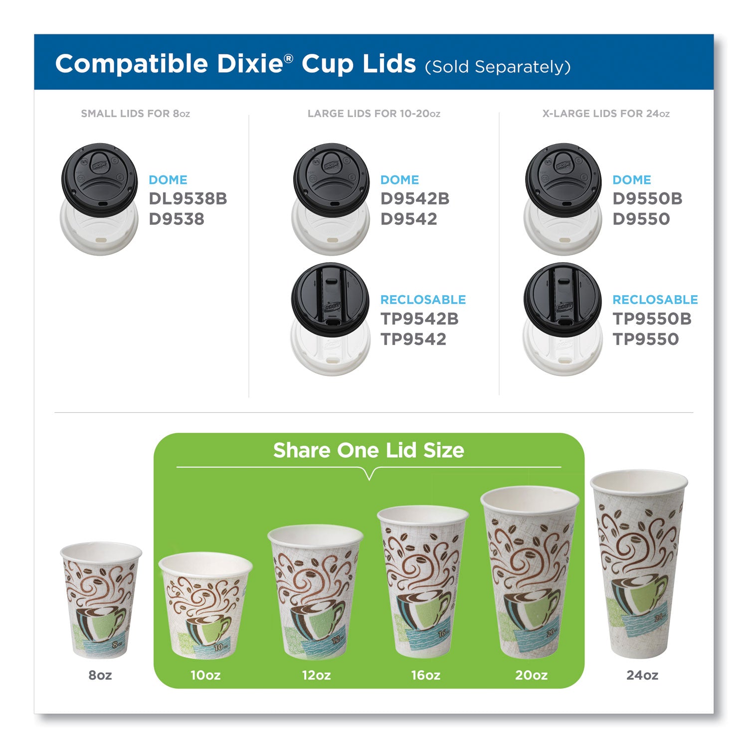 Dixie PerfecTouch 12 oz Insulated Paper Hot Coffee Cups by GP Pro - 12 fl oz - Coffee Haze - Paper - Hot Drink - 50 / Pack