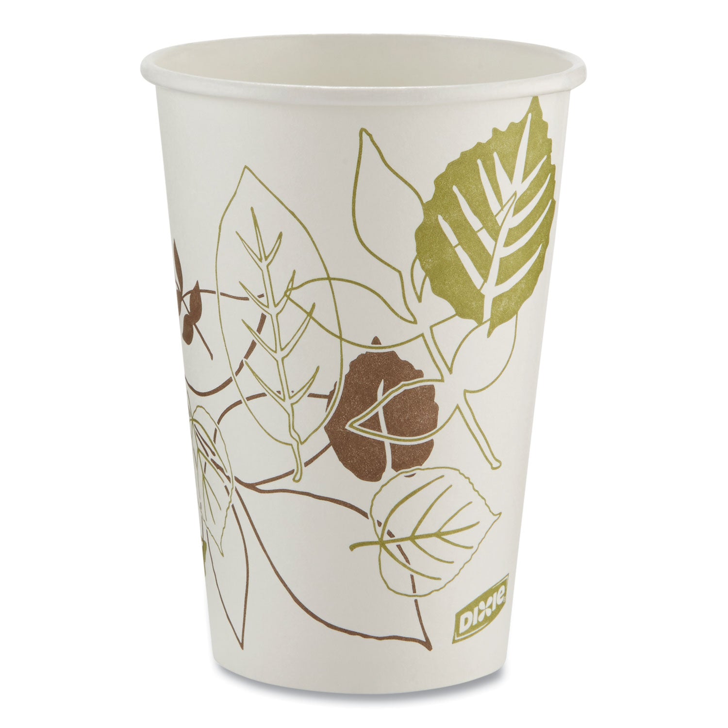 16 fl oz - White, Green - Paper - Hot Drink, Beverage - 50 / Pack