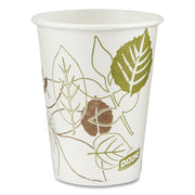 Dixie Pathways 8 oz Paper Hot Cups, White, Paper, 25 Pack