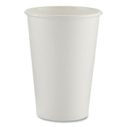 16 fl oz - White - Paper - Beverage, Hot Drink - 50 Cups/Pack - 20 Pack
