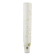 Pathways Paper Hot Cups, 16 oz, White/Brown, 50/Pack