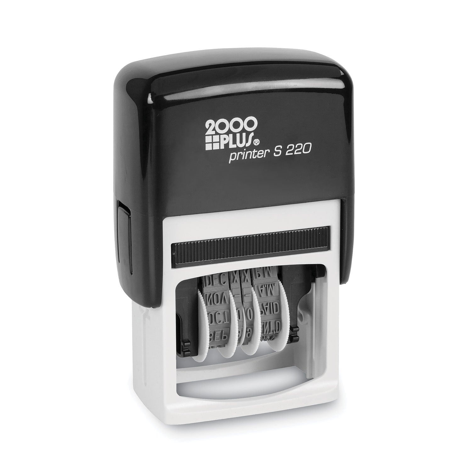 Date Stamp - Black - Plastic Plastic - 1 Each