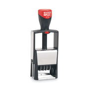 Date Stamp - 0.63" Impression Width x 1.25" Impression Length - 5000 Impression(s) - Black - 1 Each