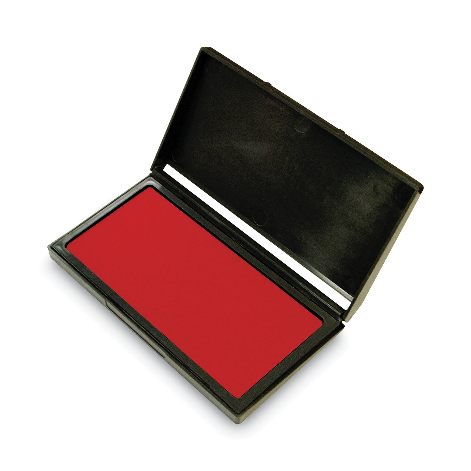 0.8" Height x 3.3" Width x 4.8" Length - Red Ink - Gel - 1 Each
