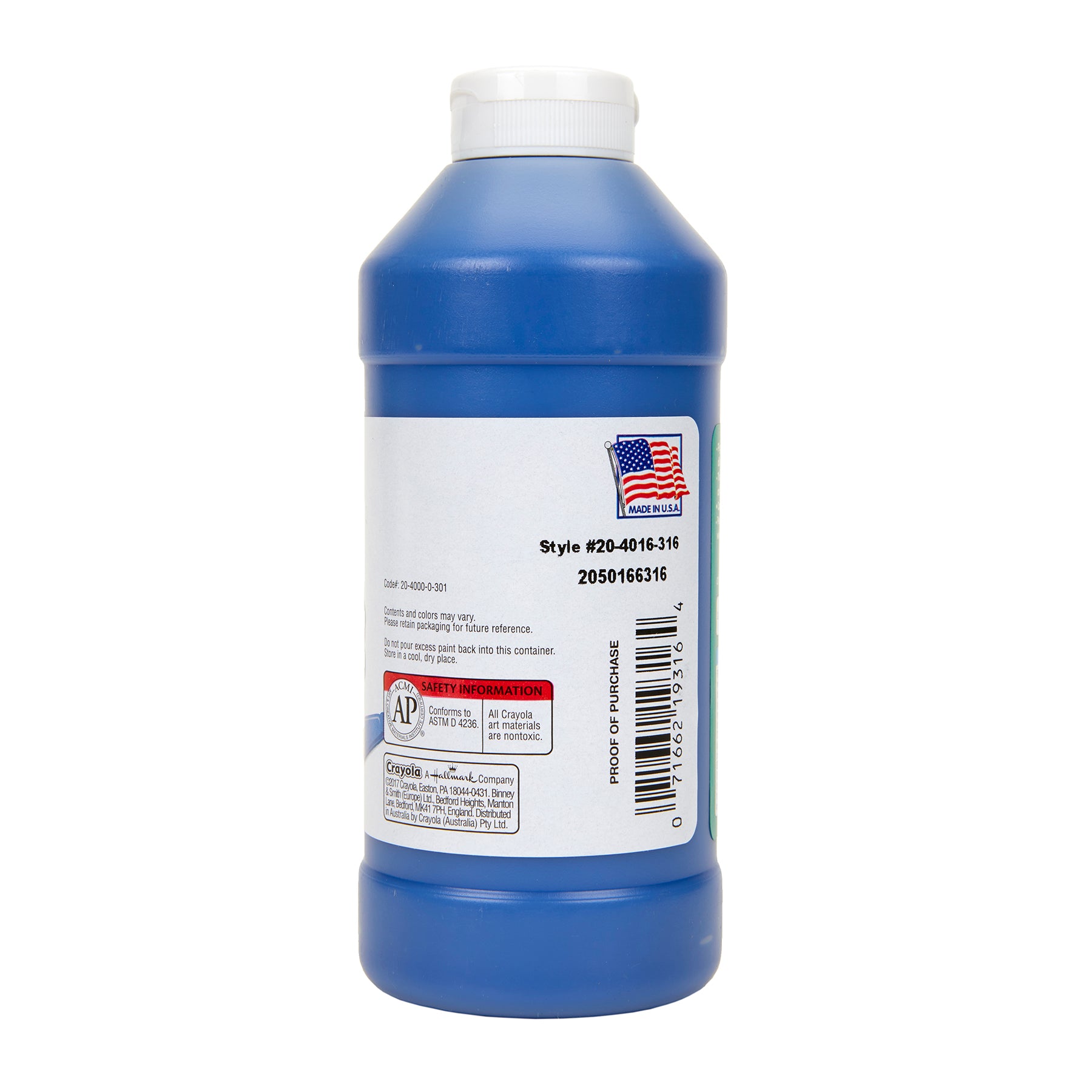 Portfolio Series Acrylic Paint, 16 oz., Phthalo Blue