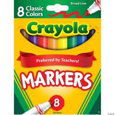 Crayola Classic Cone Tip Markers - 8 Pieces