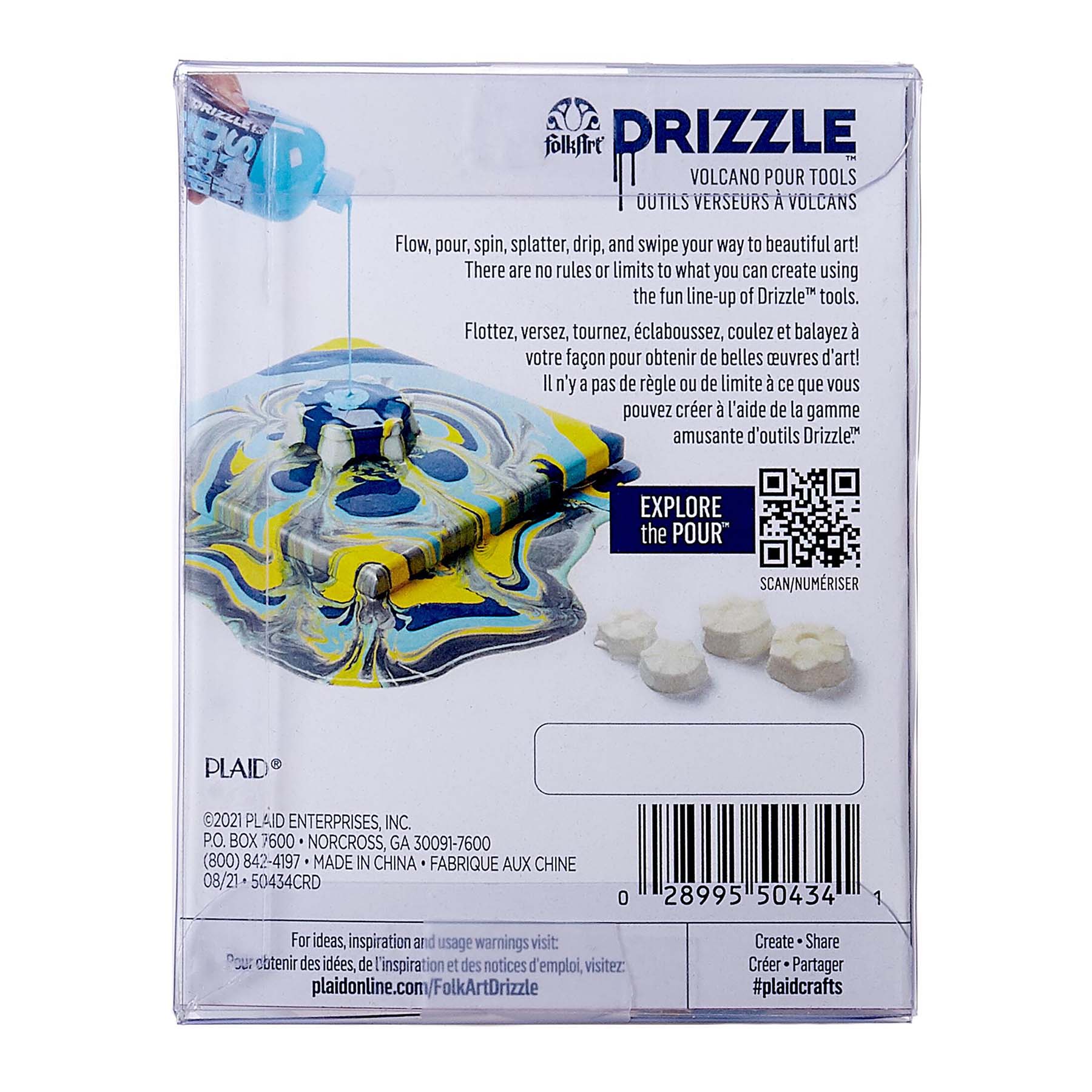 Drizzle Volcano Pour Tool Set, 8-Piece Set