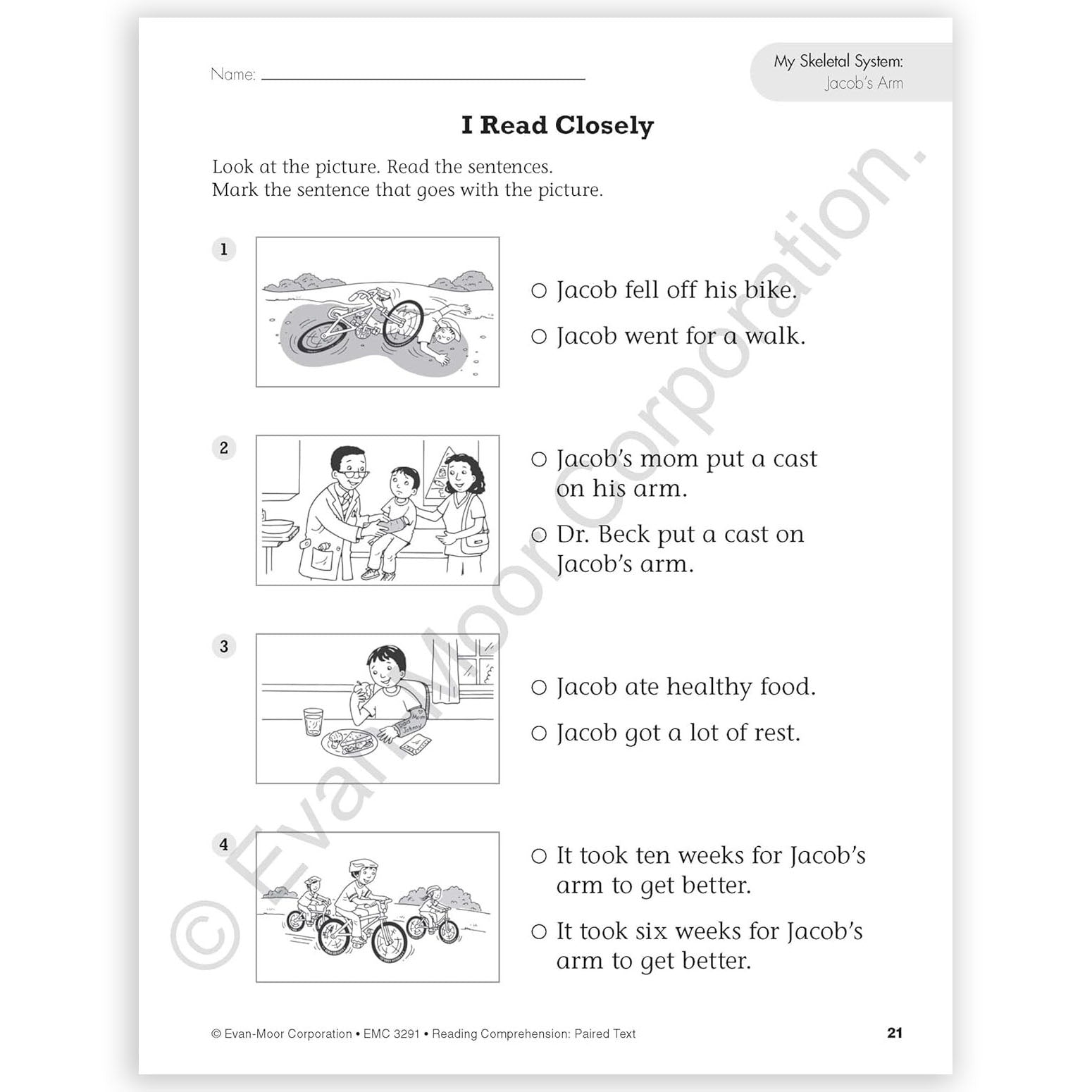 Reading Comprehension: Paired Text, Grade 1