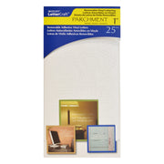 LetterCraft Removable Vinyl Lettering, 1-Inch, Parchment, White