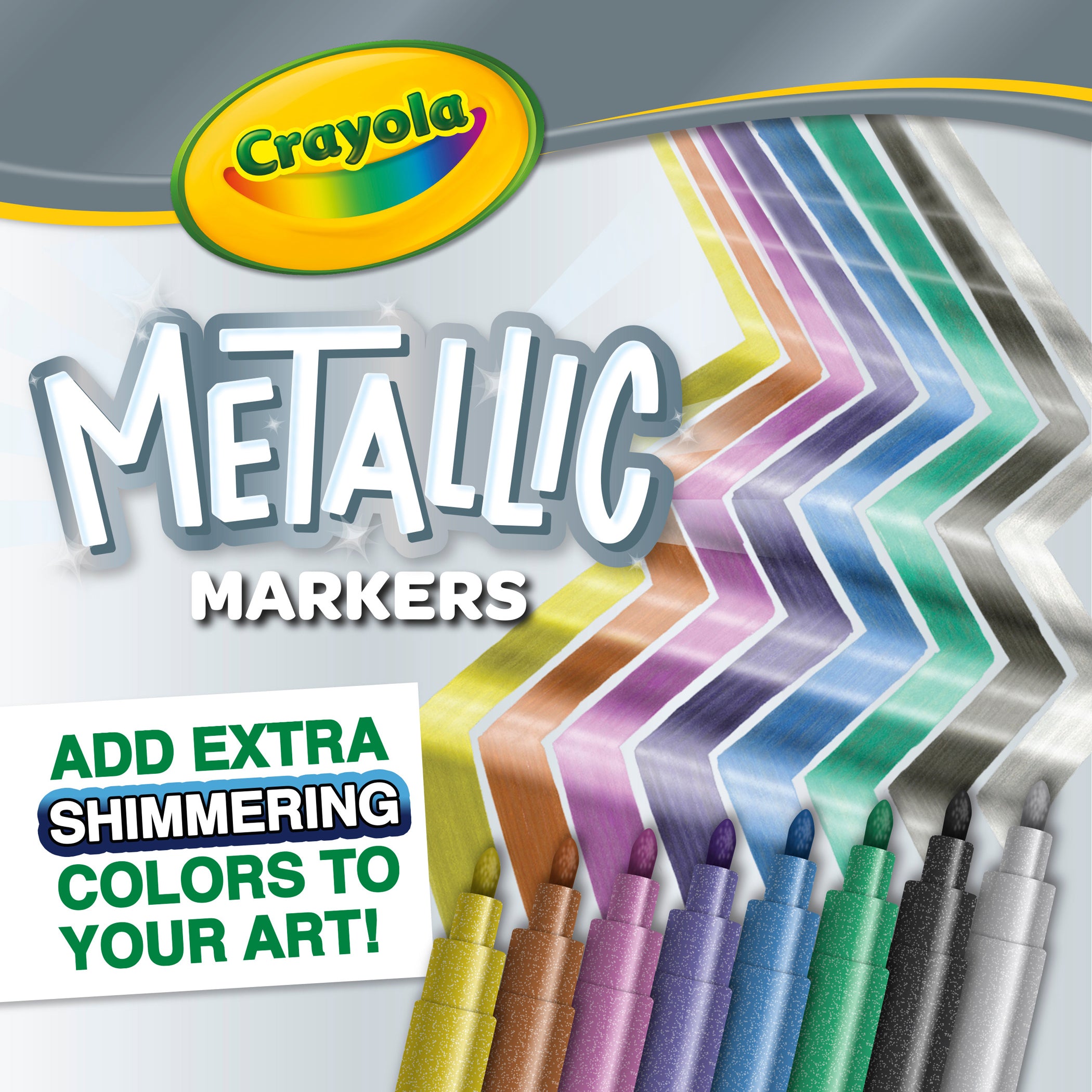 Metallic Markers, Pack of 8