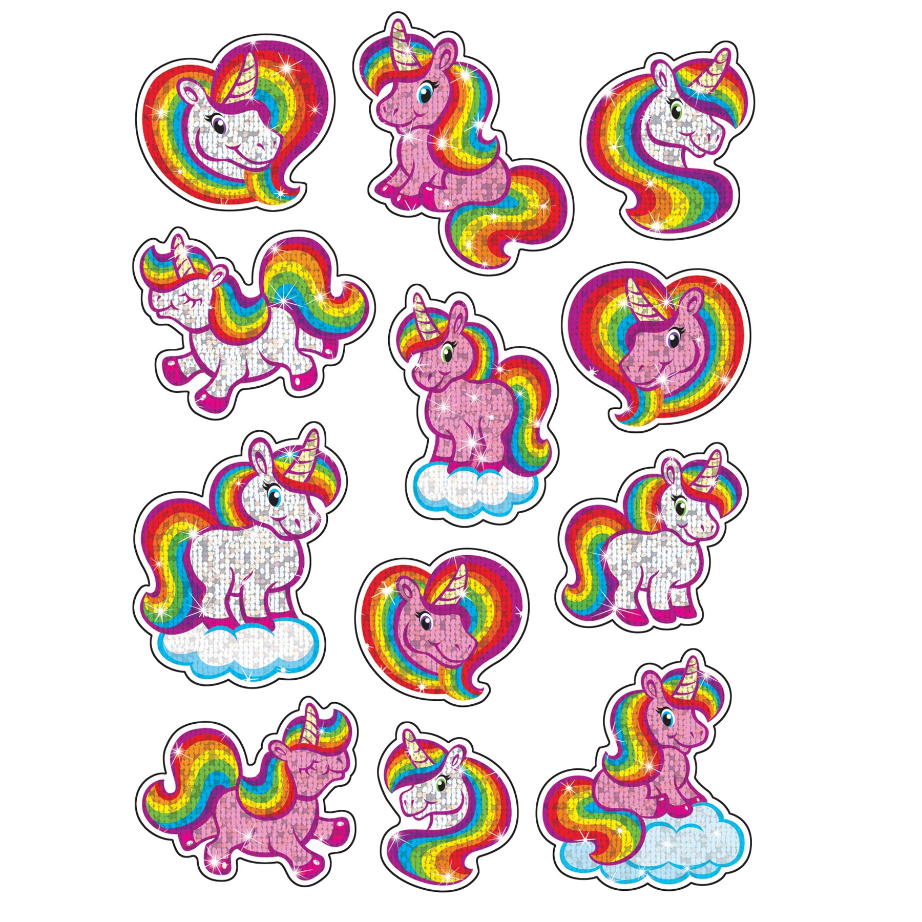 Sparkly Unicorns Sparkle Stickers®, 24 Count