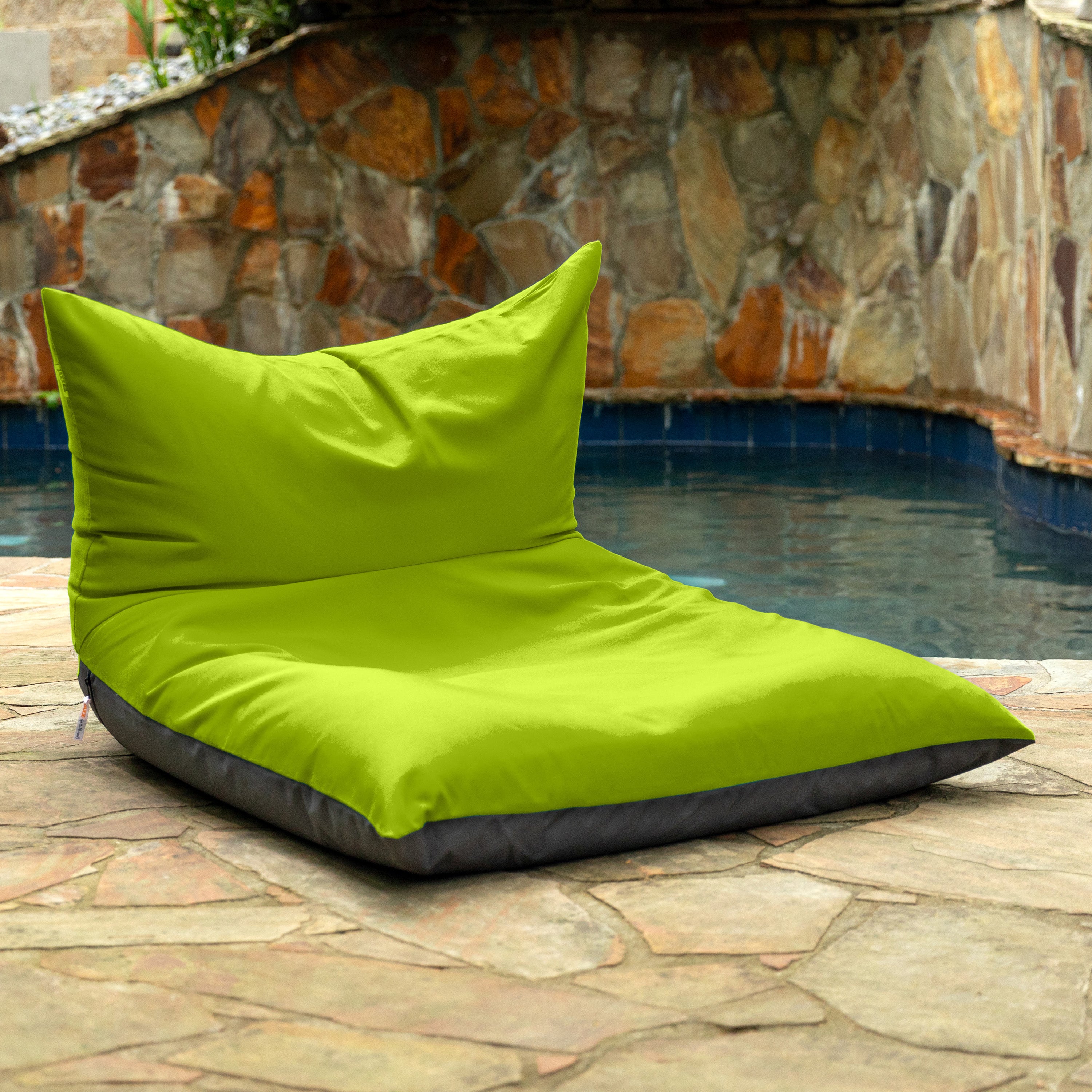 Jaxx Finster Outdoor Bean Bag Lounge Chair - Sunbrella Lime