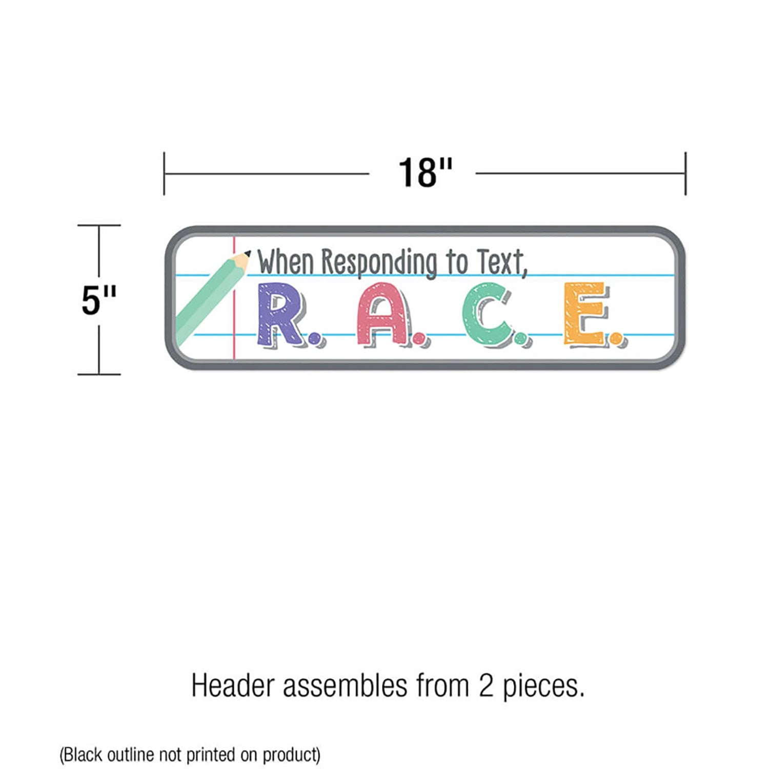 R.A.C.E. Writing Strategy Bulletin Board Set