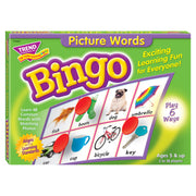 BINGO PICTURE WORDS AGES 5 & UP