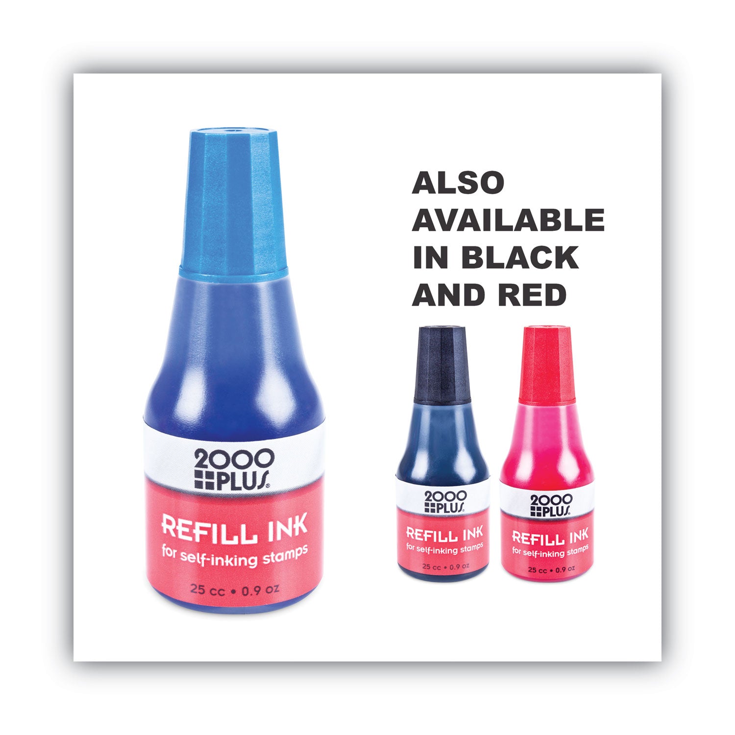Cosco Self-inking Stamp Pad Refill Ink - Blue Ink - 1 Each