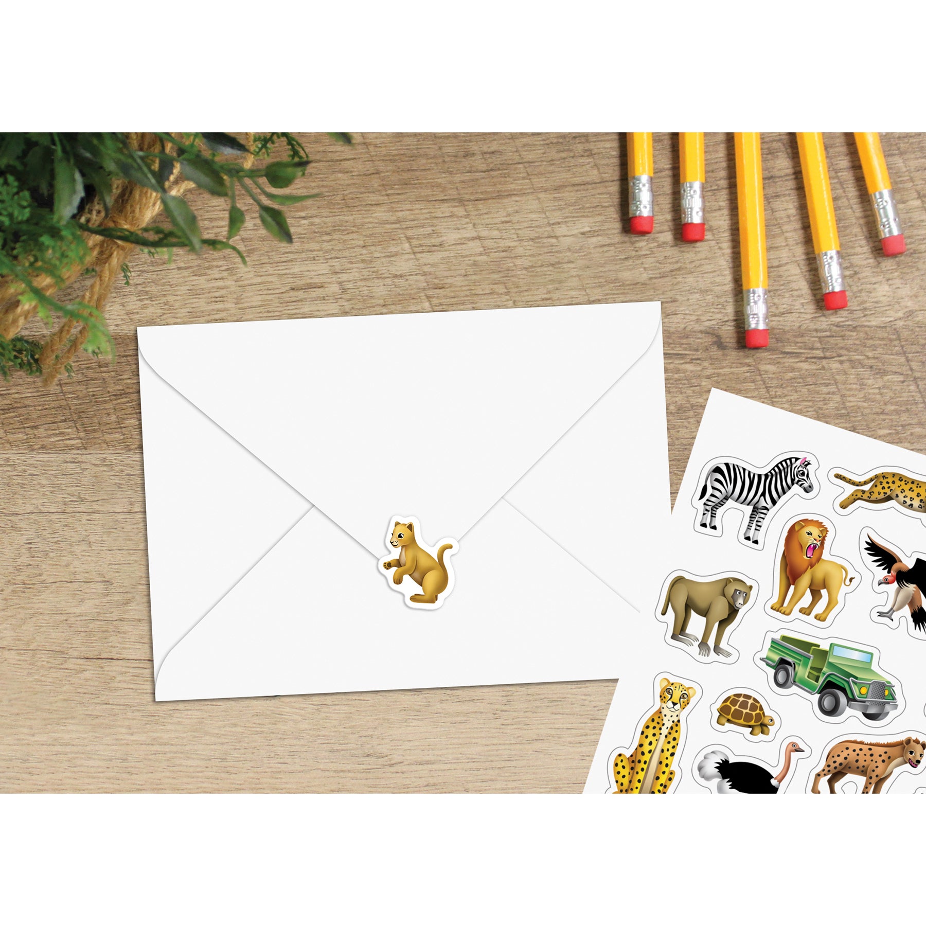 Safari Stickers, Pack of 120