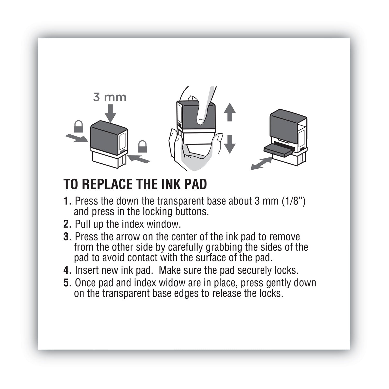 COSCO 2000 Plus Stamp No. 20 Replacement Ink Pad