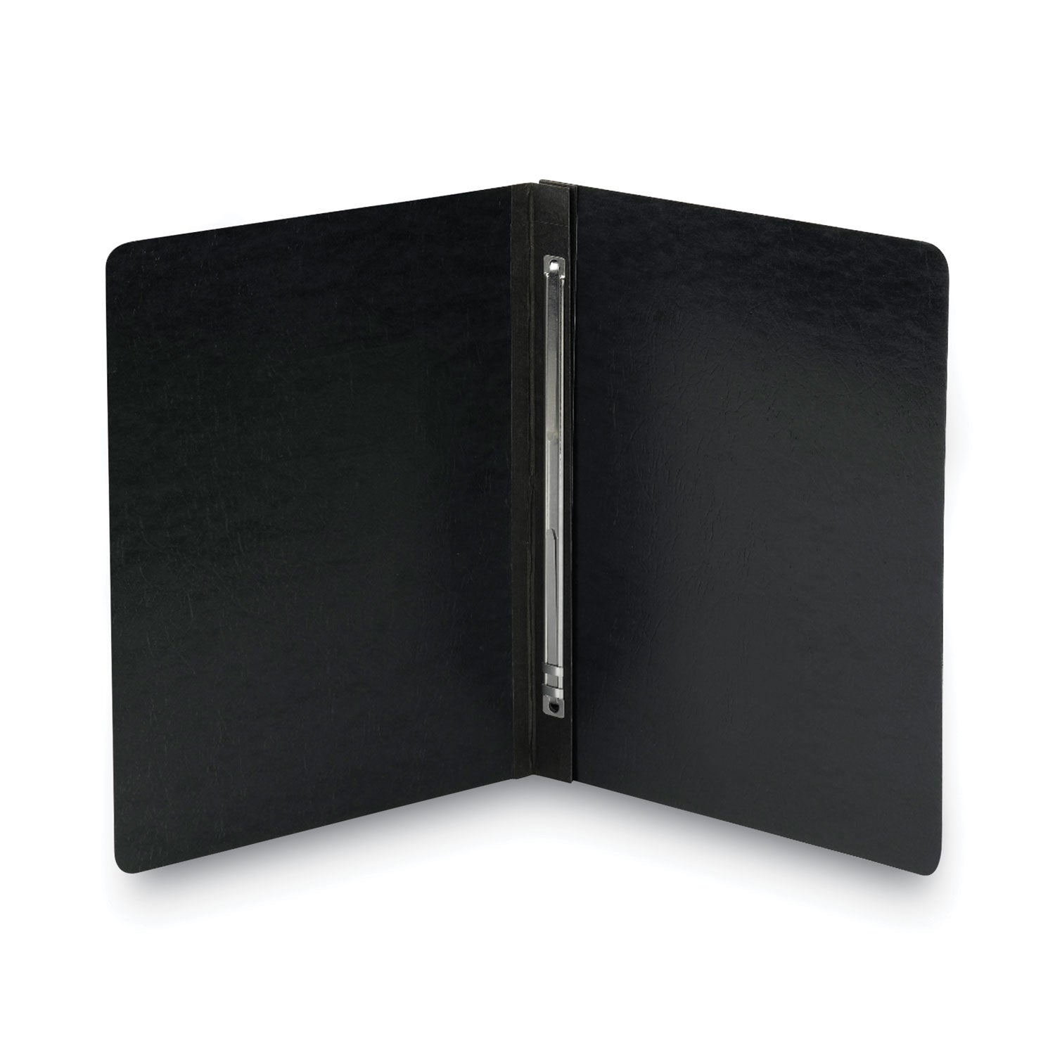 Smead Premium Pressboard Letter Fastener Folder, 8.5" x 11", 3" Expansion, 1 Fastener, 25 pt. Black, Reinforced Hinge, Heavy Duty, Moisture & Stain Resistant, Rounded Corner, 100% Recycled, 1 Each