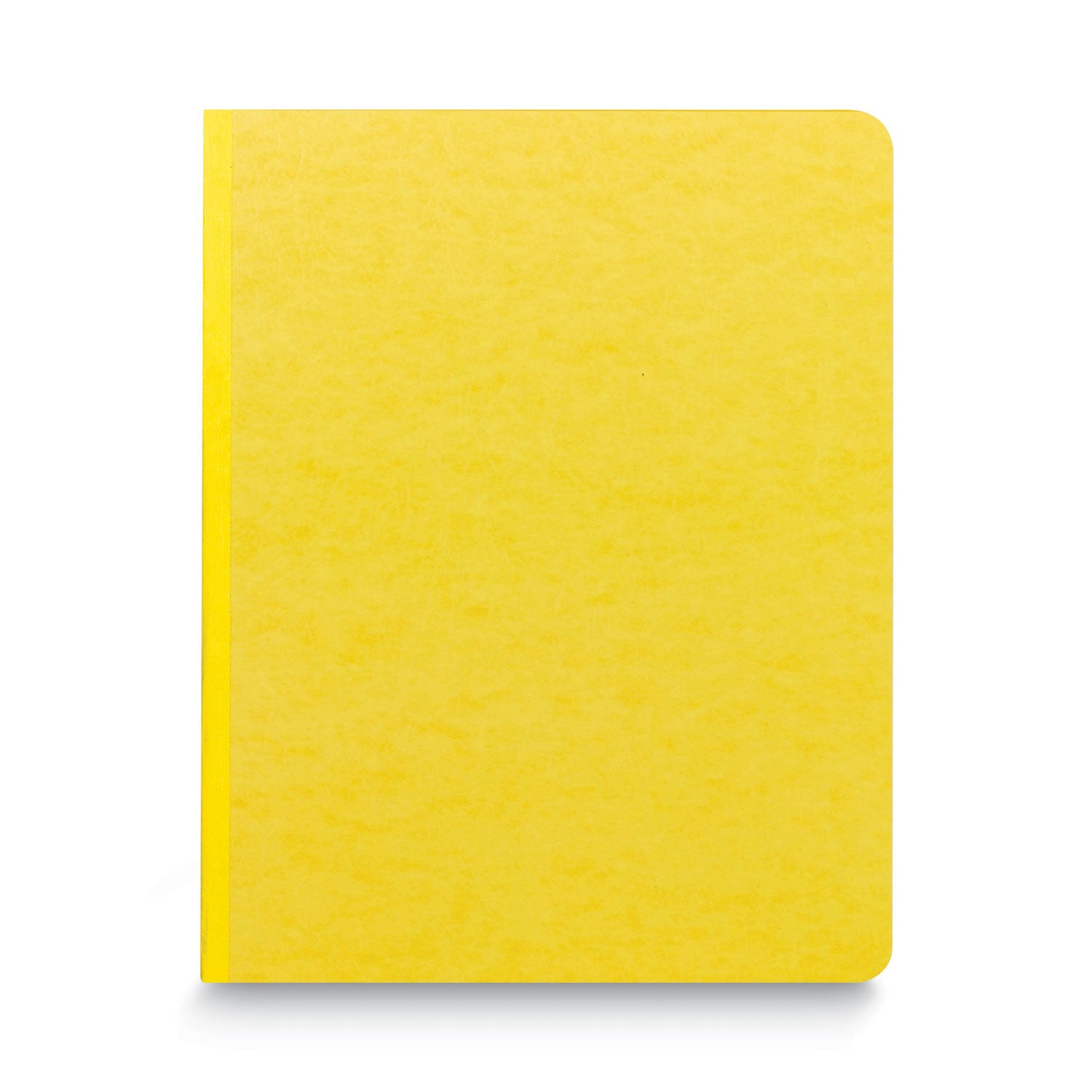 Smead Premium Pressboard Recycled Fastener Folder - 3" Folder Capacity - 8 1/2" x 11" - 3" Expansion - 1 Fastener(s) - 25 pt. - Pressboard - Yellow - Reinforced Hinge, Heavy Duty, Moisture Resistant, Stain Resistant - 100% Recycled - 1 Each