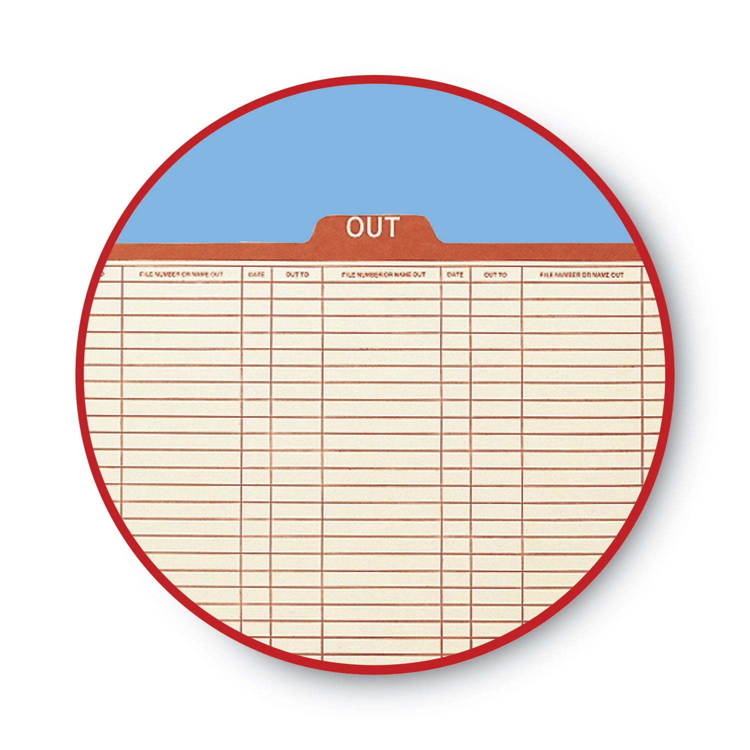 Smead 1/5 Tab Cut Letter Recycled Top Tab File Folder - 8 1/2" x 11" - Center Tab Position - 18 pt. - Manila - Preprinted - 10% Recycled - 100 / Box