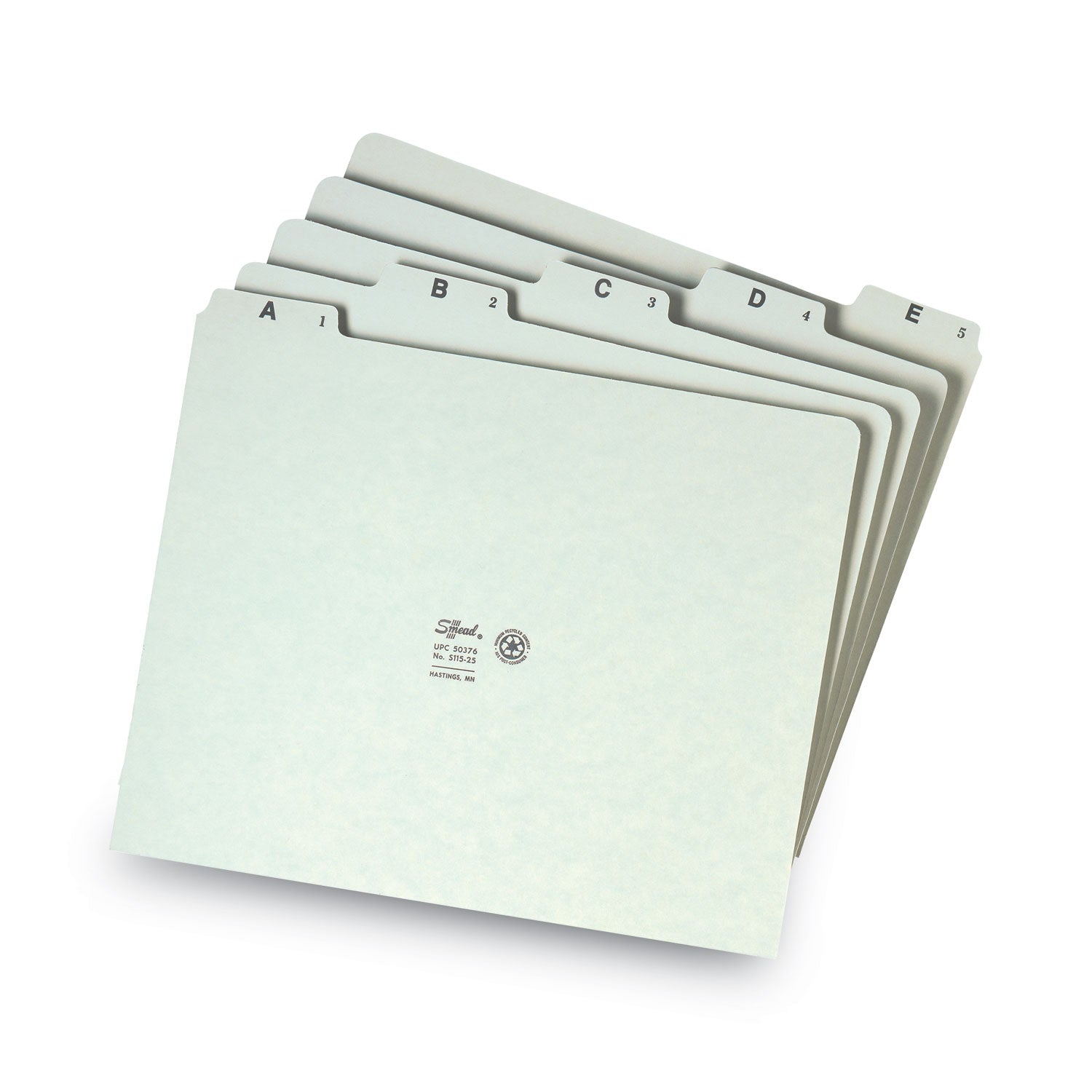 Assorted Tab(s) - 100% Recycled - 1 Set