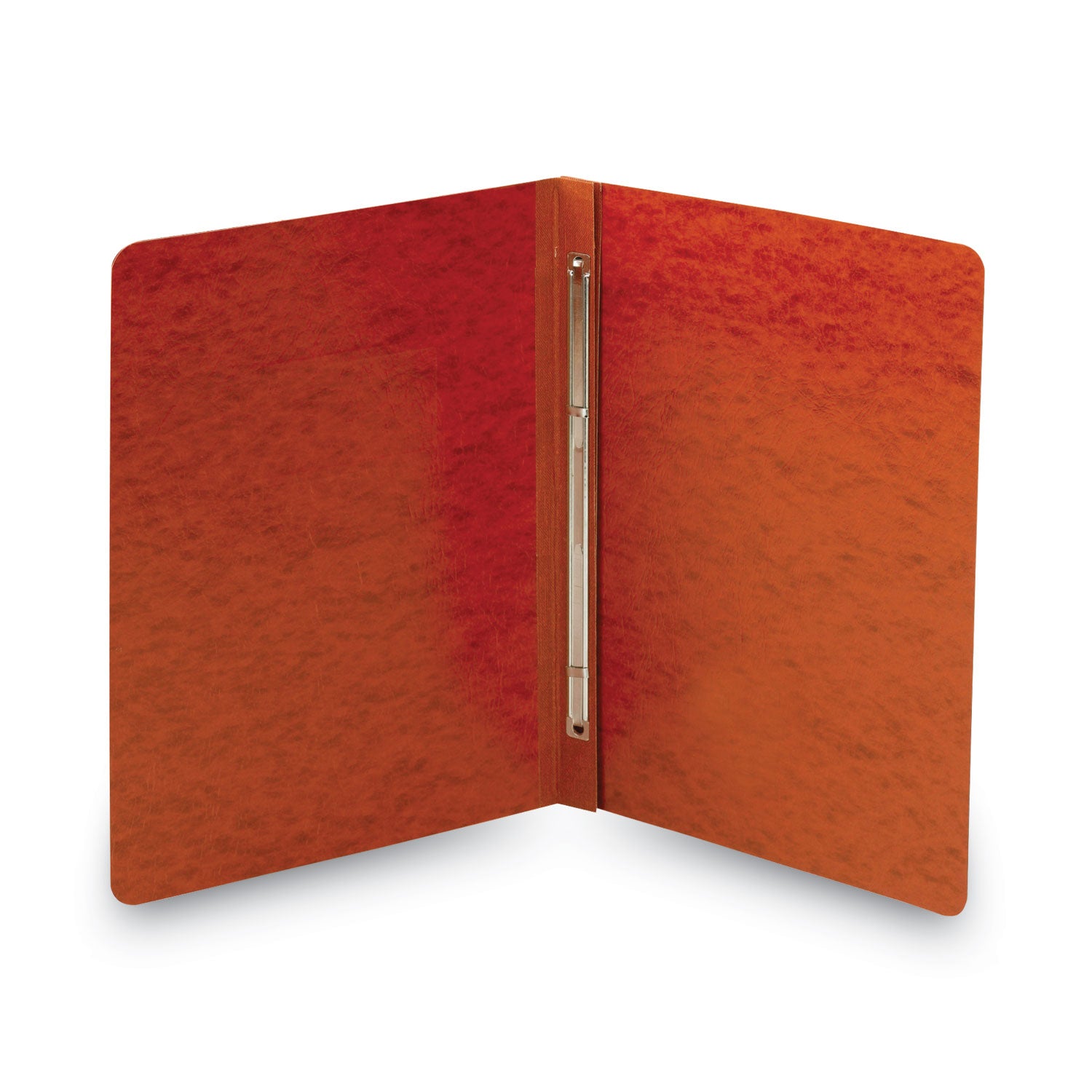 Smead Premium Pressboard Recycled Fastener Folder - 3" Folder Capacity - 8 1/2" x 11" - 3" Expansion - 1 Fastener(s) - 25 pt. - Pressboard - Red - Reinforced Hinge, Heavy Duty, Moisture Resistant, Stain Resistant - 100% Recycled - 1 Each