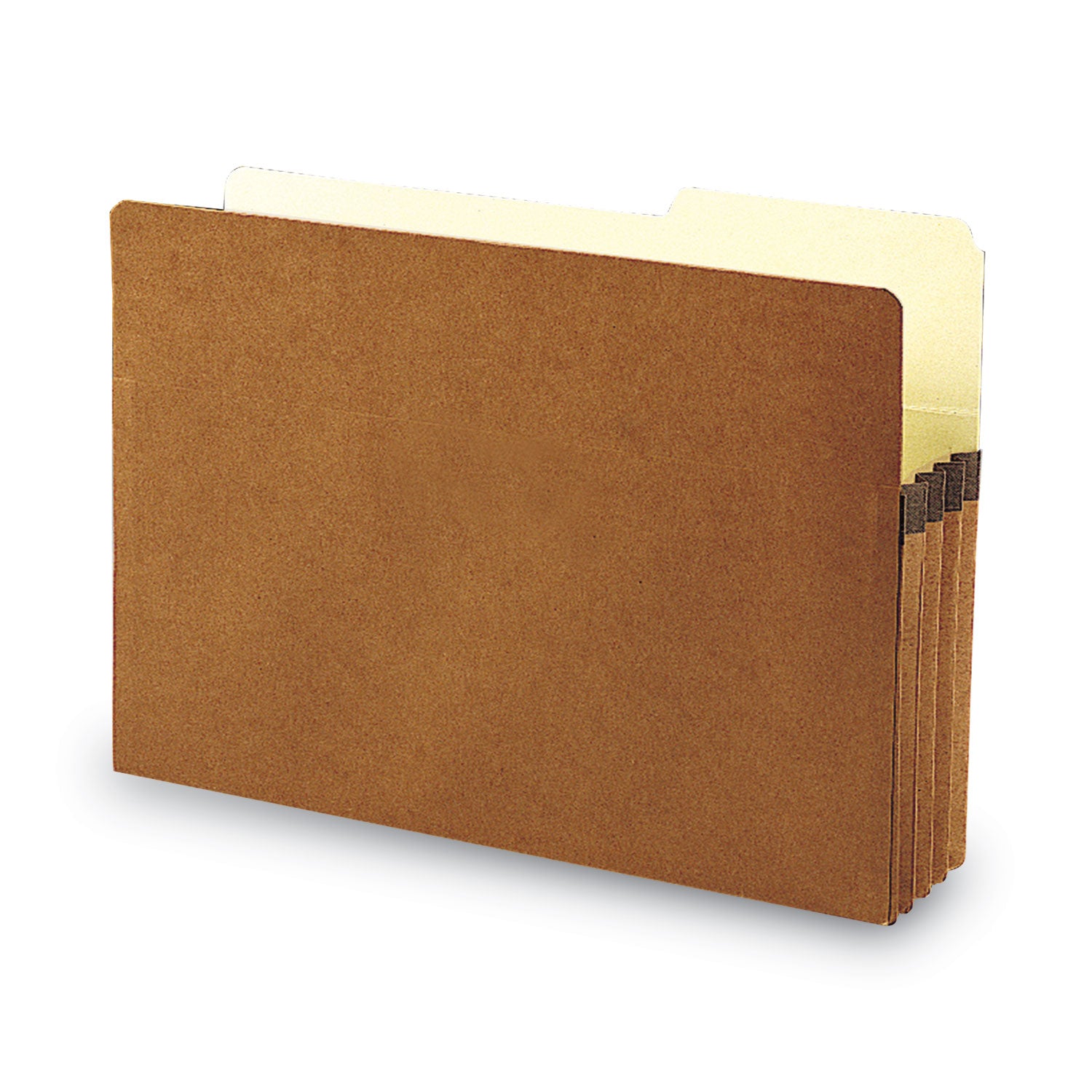Smead 2/5 Tab Cut Legal Recycled File Pocket - 8 1/2" x 14" - 3 1/2" Expansion - Right Tab Position - 9 pt. - Redrope - Tear Resistant, Reinforced Gusset, Durable - 30% Recycled - 25 / Box