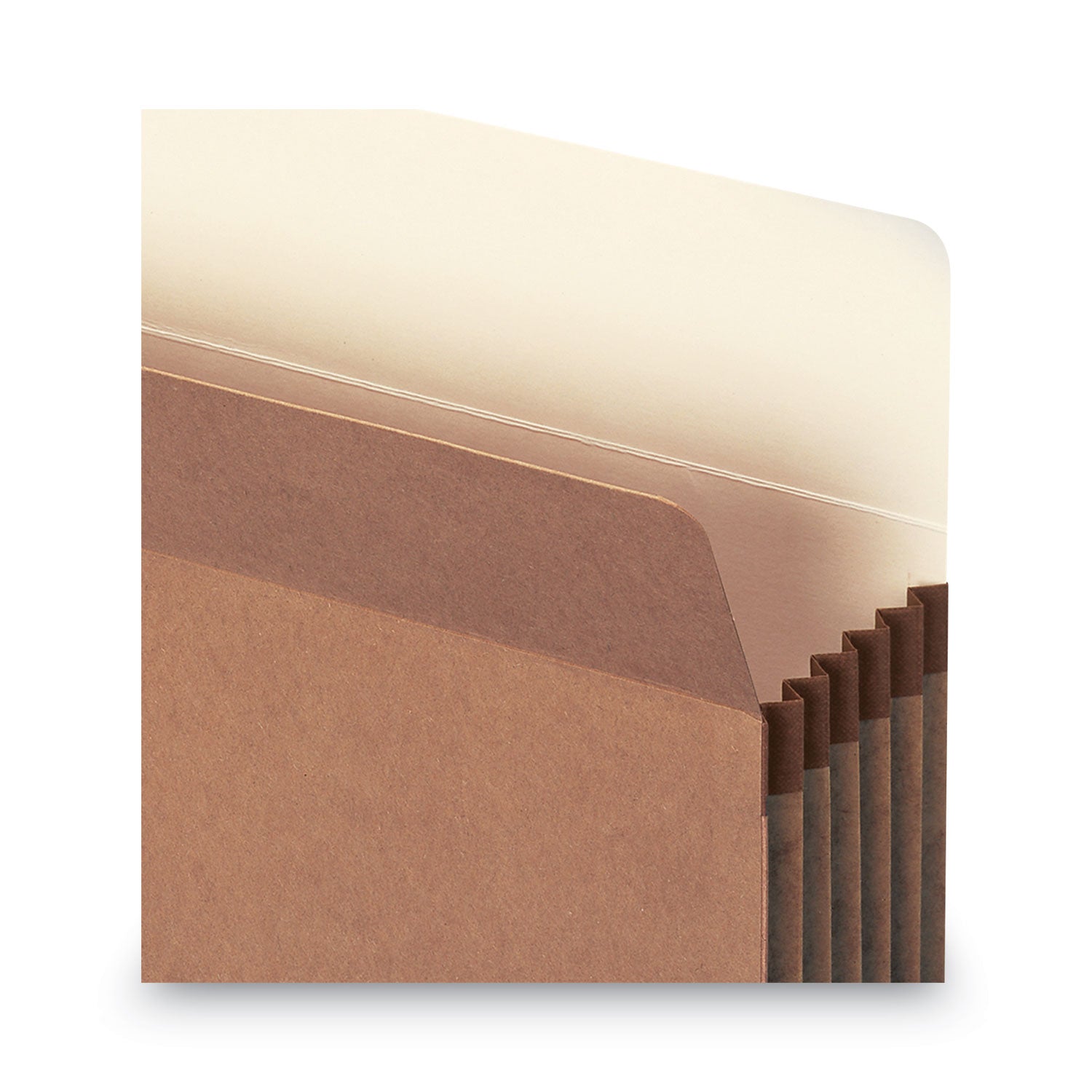 Smead Straight Tab Letter Size Recycled File Pocket, 8.5" x 11", 5.25" Expansion, Redrope, Tear Resistant, Reinforced Gusset, 30% Recycled, 10/Box