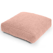 Jaxx Brio Large Décor Floor Pillow/Meditation Yoga Cushion, Shearling Faux Lamb, Pink