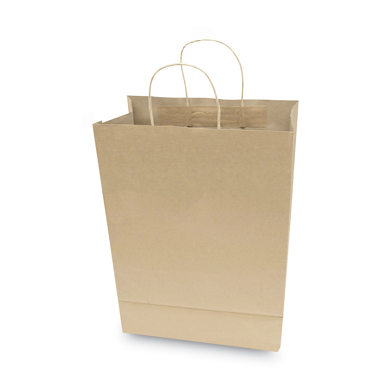 COSCO Premium Large Brown Paper Shopping Bags - 13" Length x 10" Width - Kraft - Paper - Shopping - 50 / Box