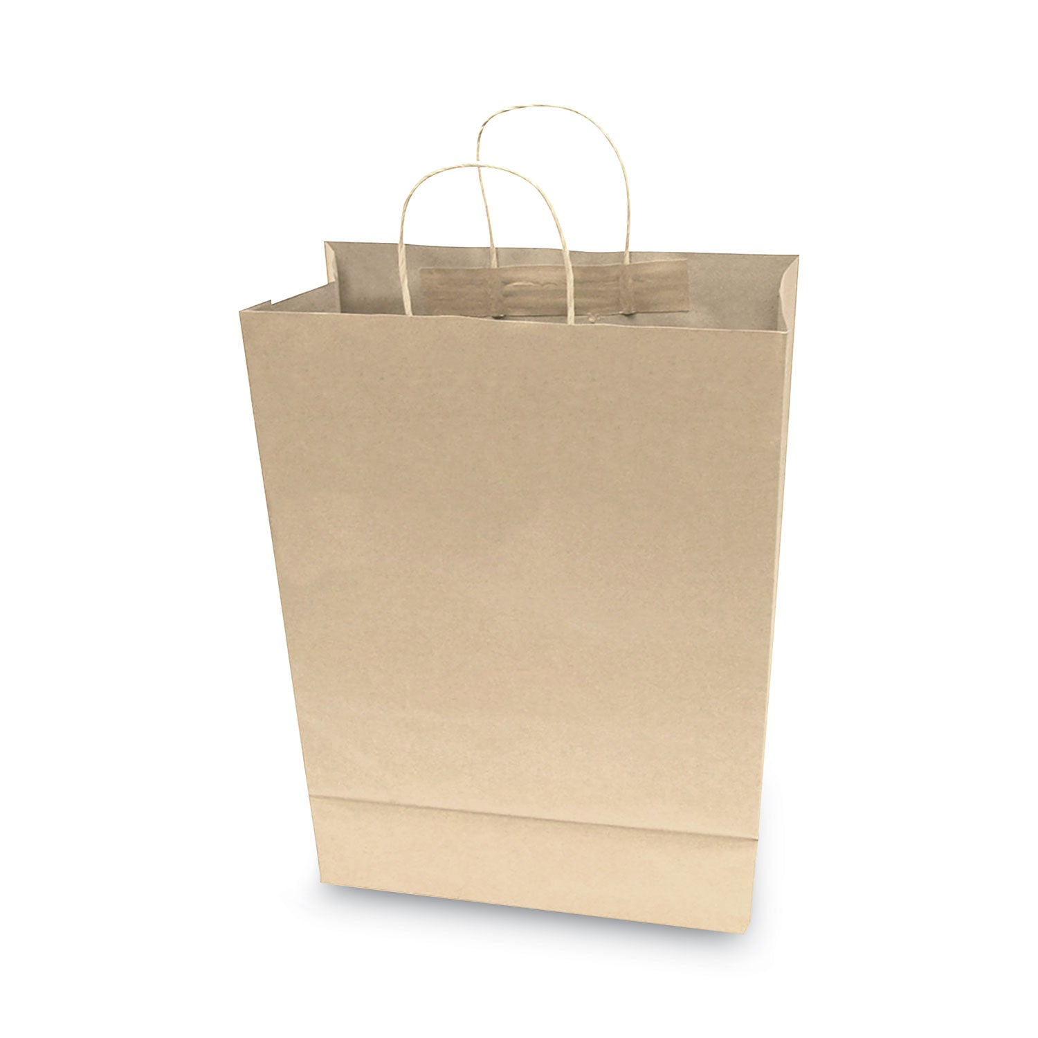 COSCO Premium Large Brown Paper Shopping Bags - 17" Length x 12" Width - Kraft - Paper - Shopping - 1 Box