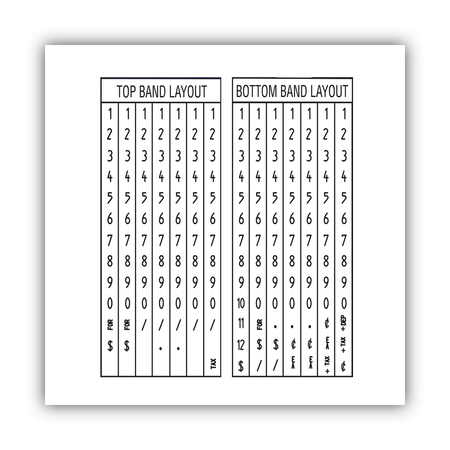 Label - 0.81" x 0.63" - Aqua - Rubberized Grip, Jam-free, Drop-in Loading, Fast-drying