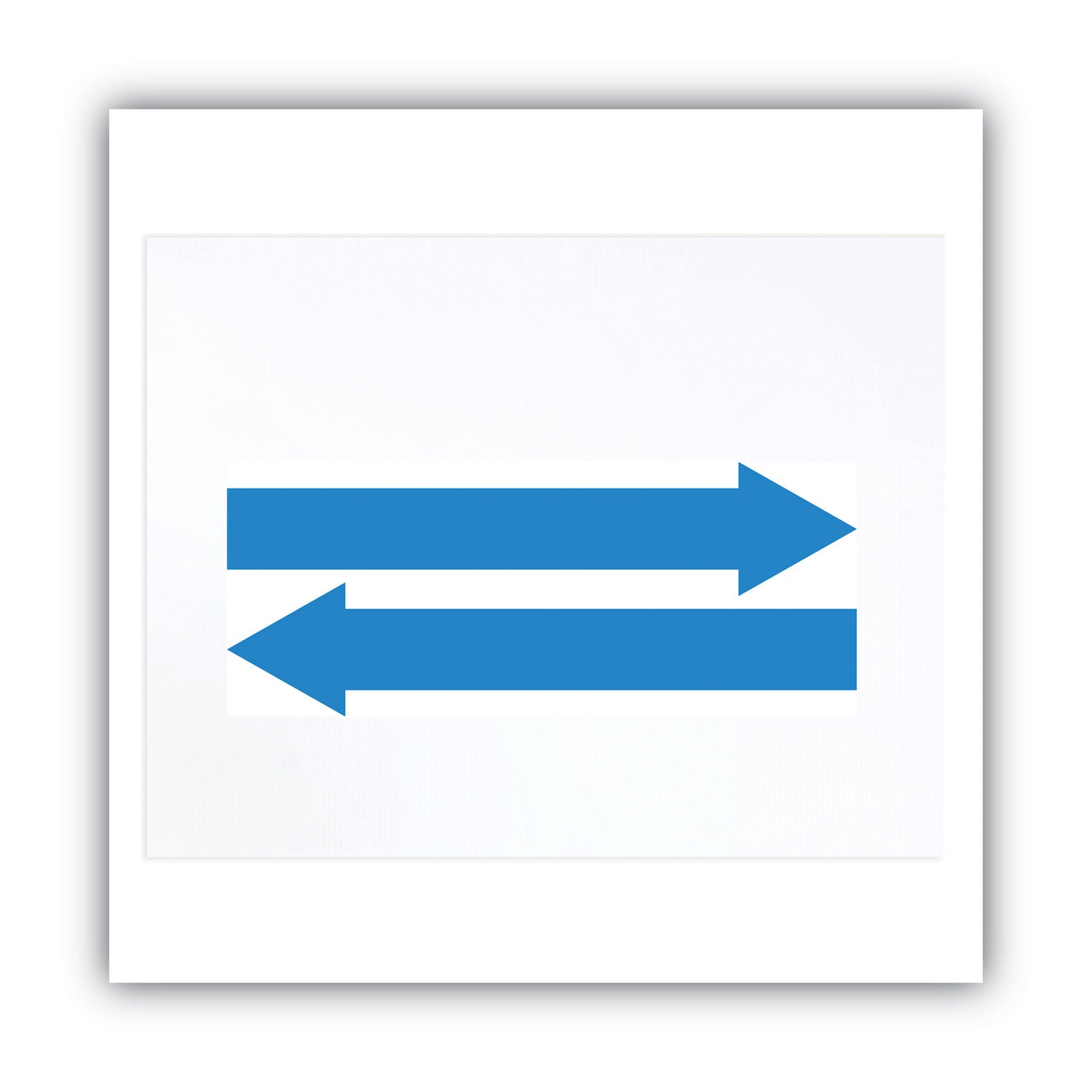 Stake Sign, Blank White, Includes Directional Arrows,  15 x 19