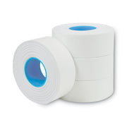 5/8" Width x 13/16" Length - Rectangle - White - Paper - Tamper Resistant, Self-adhesive - 1000 / Roll - 1 / Pack