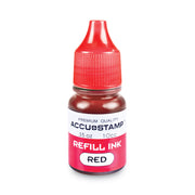 COSCO Accu Stamp Shutter Pre-Ink Refills - Red Ink - 0.33 fl oz - Red - 1 Each