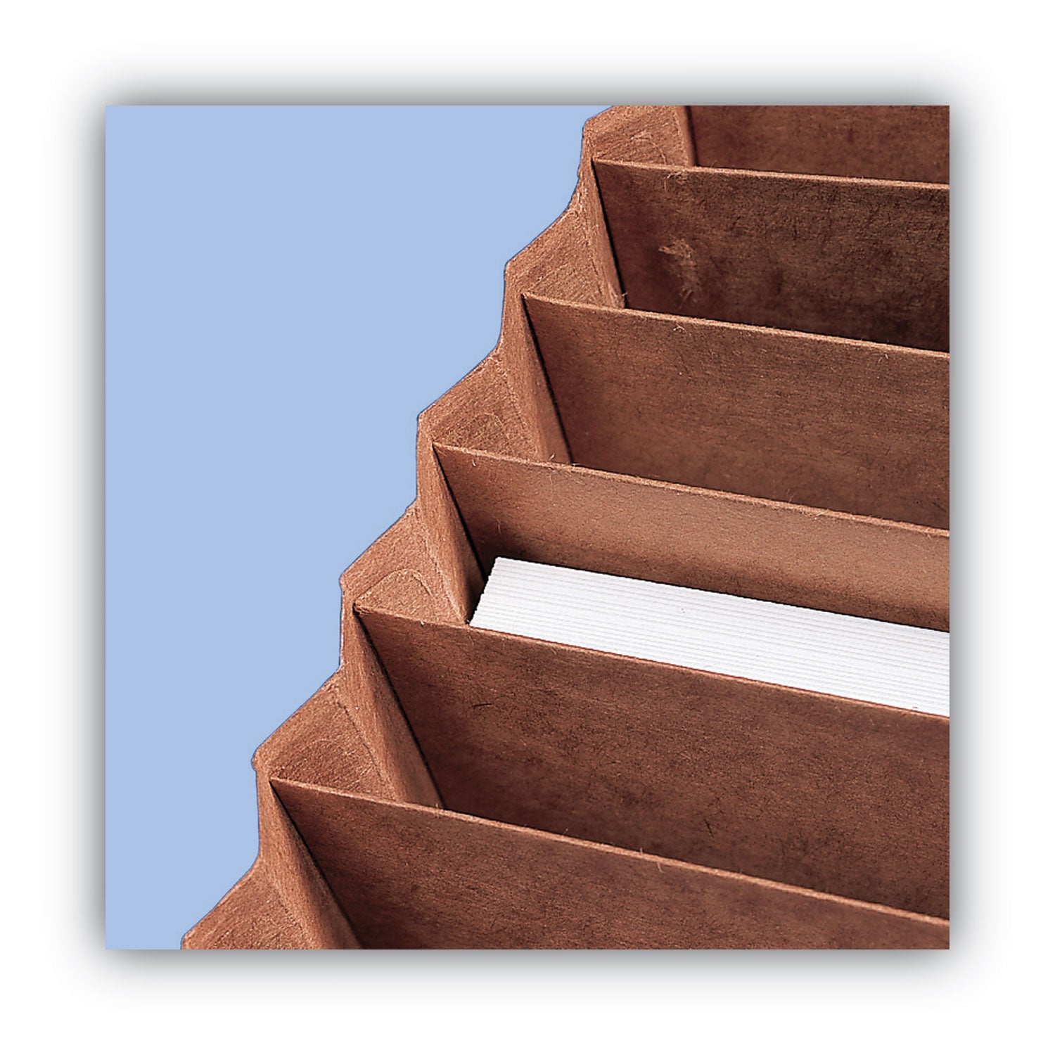 Smead TUFF Letter Recycled Expanding File - 8 1/2" x 11" - 7/8" Expansion - 31 Pocket(s) - Redrope - Reinforced Gusset - 30% Recycled - 1 Each