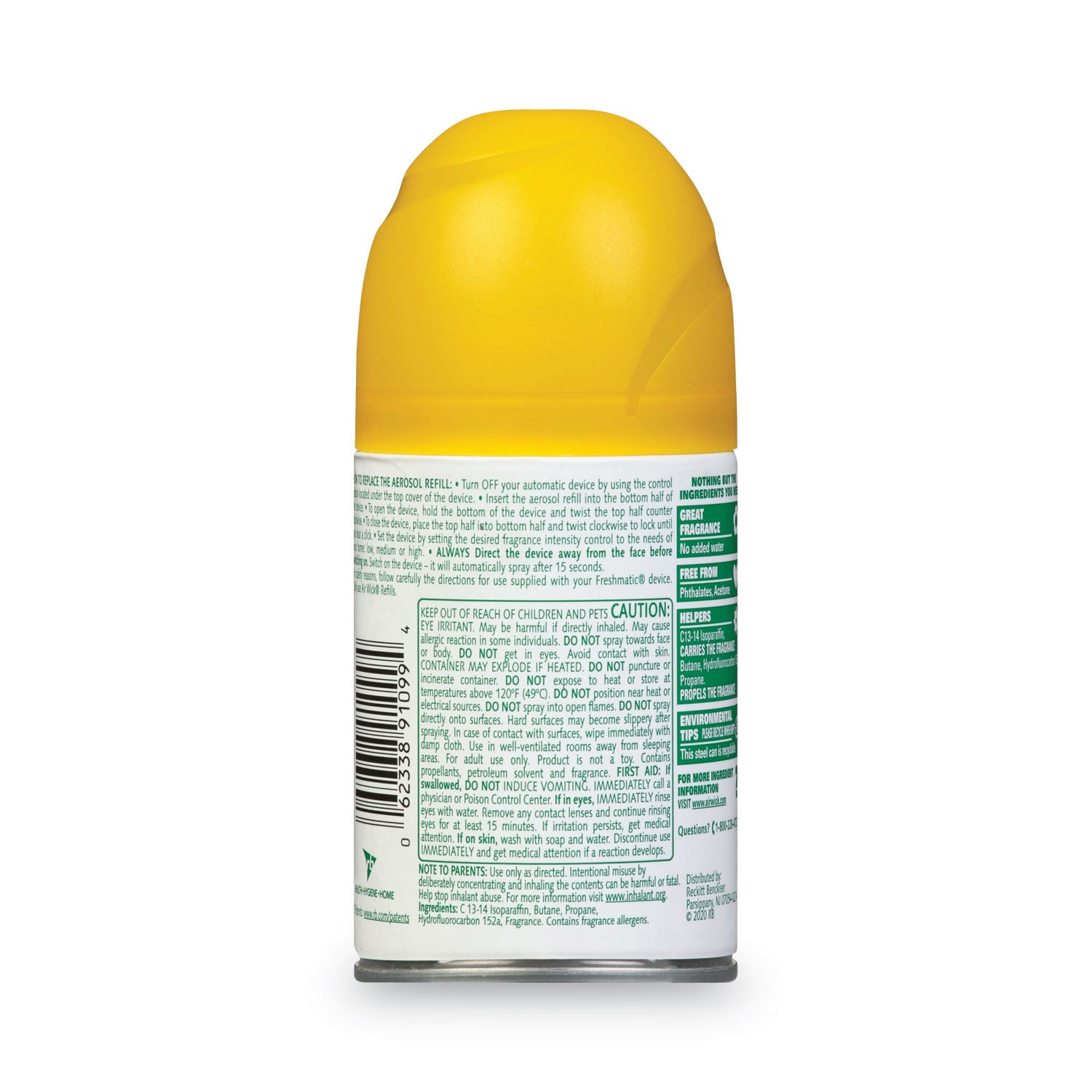 Air Wick Freshmatic Life Scents Refill - Spray - 5.9 fl oz (0.2 quart) - Paradise Retreat - 60 Day - Wall Mountable, Long Lasting - 1 Each