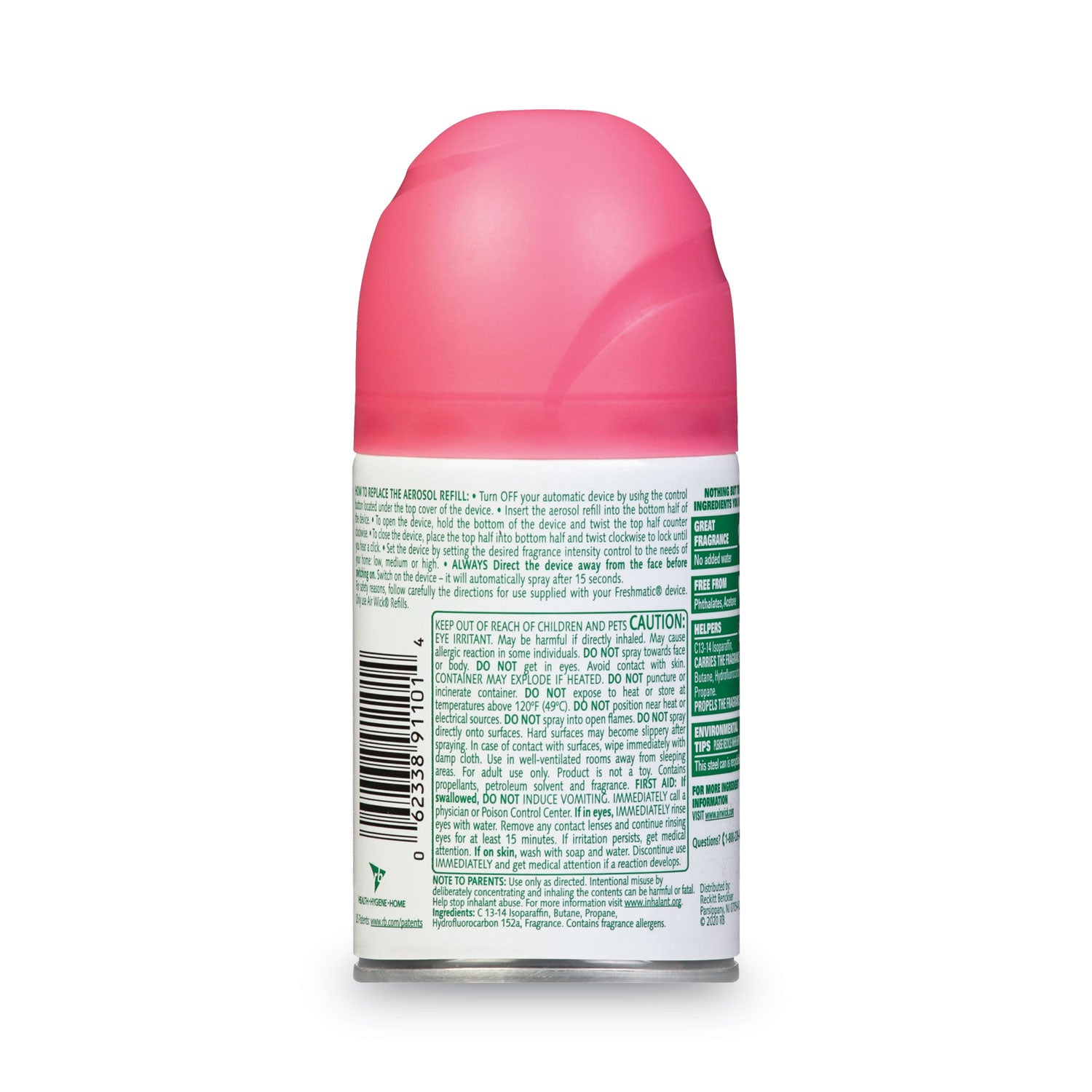 Air Wick Freshmatic Life Scents Refill - Spray - 5.9 fl oz (0.2 quart) - Summer Delights - 60 Day - Wall Mountable, Long Lasting - 1 Each